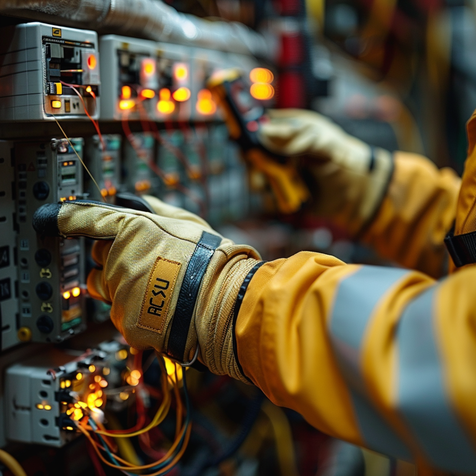 electrician testing rcd in maitland